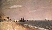 John Constable brighton beach with colliers oil on canvas